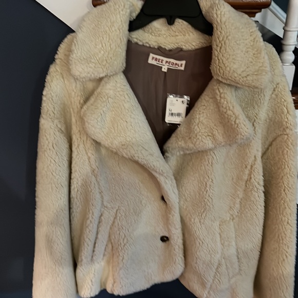 Free People Joplin Jacket in Ivory Sz M NEW - Picture 11 of 17